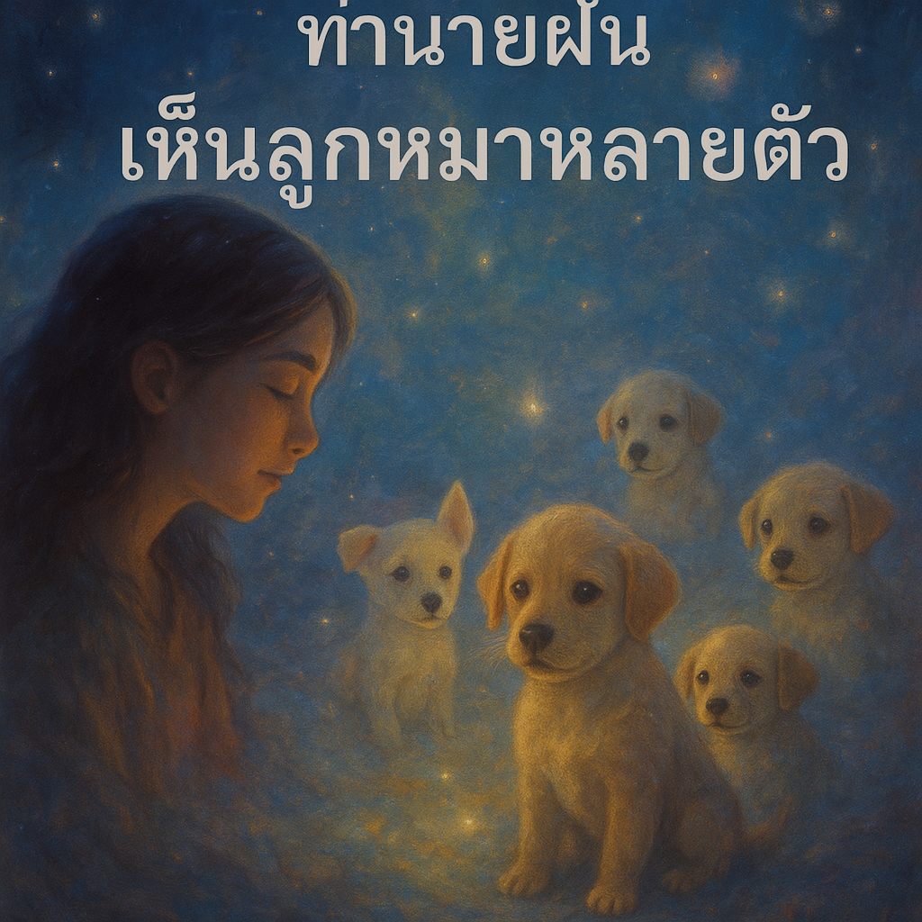 ทำนายฝัน เห็นลูกหมาหลายตัว